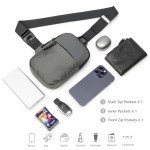 Higouta Waterproof Mini Sling Bag for Hiking