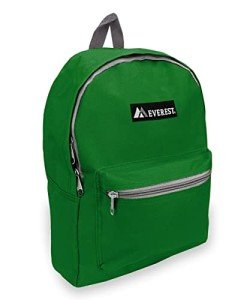 Everest Basic Backpack - Emerald Green, One Size