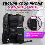 Rave2o Anti-Theft Hydration Backpack - Prism Black