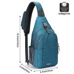 G4Free RFID Sling Backpack for Hiking and Travel