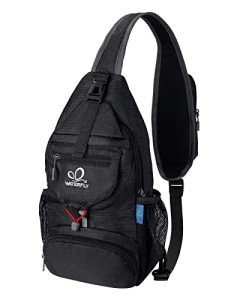 WATERFLY Packable Crossbody Sling Backpack for Hiking
