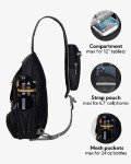 WATERFLY Packable Crossbody Sling Backpack for Hiking