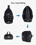 WATERFLY Packable Crossbody Sling Backpack for Hiking