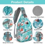 ZOMAKE Mini Water-Resistant Sling Bag - Flamingo Blue
