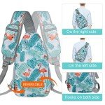 ZOMAKE Mini Water-Resistant Sling Bag - Flamingo Blue