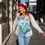 ZOMAKE Mini Water-Resistant Sling Bag - Flamingo Blue