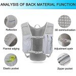 Lightweight Hydration Vest Backpack with Water Bladder