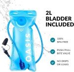 Lightweight 12L Hydration Backpack with 2L Bladder