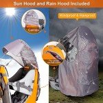 Comfortable Baby Hiking Backpack with Sun Shade & Storage