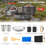 17-Piece Camping Cookware Set for Outdoor Adventures