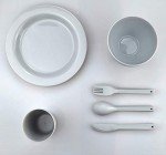 24-Piece Camping Dish Set with Mesh Bag