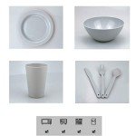 24-Piece Camping Dish Set with Mesh Bag