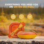 UCO 4-Piece Outdoor Mess Kit and Utensils