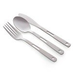 Wealers Stainless Steel Camping Mess Kit for One