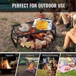 VEVOR Portable Folding Campfire Grill and Grate