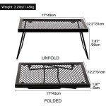REDCAMP Portable Heavy Duty Campfire Grill Grate