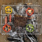 ZORMY 17" Portable Stainless Steel Campfire Grill