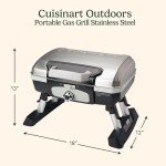 Cuisinart Portable Gas Grill for Camping & BBQs