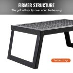 Portable Folding Campfire Grill with Carry Bag
