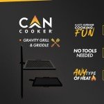 GameMaker Portable Camping Grill & Skillet Combo