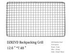 Bushcraft Backpacker's Grill Grate - Stainless Steel