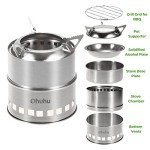 Ohuhu Mini Portable Wood Burning Camping Stove