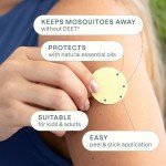 Cliganic 90-Pack Natural Mosquito Repellent Stickers