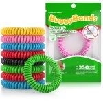 48 Pack DEET-Free Mosquito Repellent Bracelets