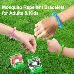 48 Pack DEET-Free Mosquito Repellent Bracelets