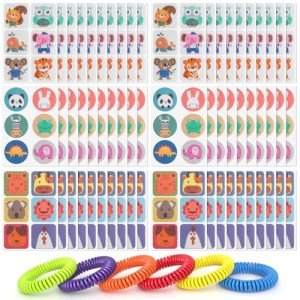 Mosquito Repellent Stickers and Bracelets for Kids