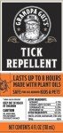 Grandpa Gus's Natural Tick Repellent Spray - 4 oz