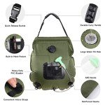 Unniweei 5 Gal Solar Portable Camping Shower Bag