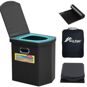 XL Portable Camping Toilet for Adults & Kids