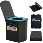 XL Portable Camping Toilet for Adults & Kids