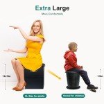 XL Portable Camping Toilet for Adults & Kids