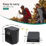 XL Portable Camping Toilet for Adults & Kids