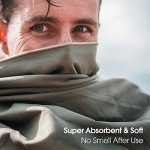 Super Absorbent Microfiber Camping Towel - Army Green