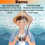 Benvo Mosquito Head Net Mesh - 2 Pack
