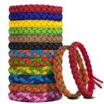 Mosquito Repellent Bracelets - DEET-Free, 24 Pack