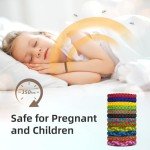 Mosquito Repellent Bracelets - DEET-Free, 24 Pack