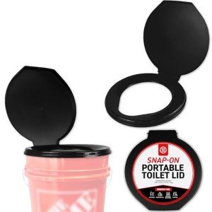 Portable Camping Toilet Seat for Emergencies & Trips