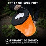 Portable Camping Toilet Seat for Emergencies & Trips