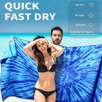 2 Pack Oversized Lightweight Quick Dry Beach Towels