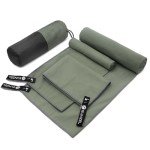 Eunzel Quick Dry Microfiber Camping Towel Set