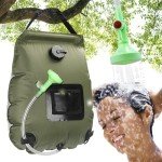 KIPIDA 5 Gal Solar Shower Bag for Camping