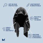 MISSION Cooling Hoodie Towel - Black Microfiber