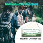Natural Mosquito Repellent Wipes - Travel Size Pack