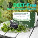 Natural Mosquito Repellent Wipes - Travel Size Pack