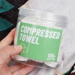 120 Pcs Mini Compressed Towels for Camping