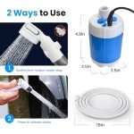 Portable Rechargeable Camping Shower with Multiple Spray Modes
